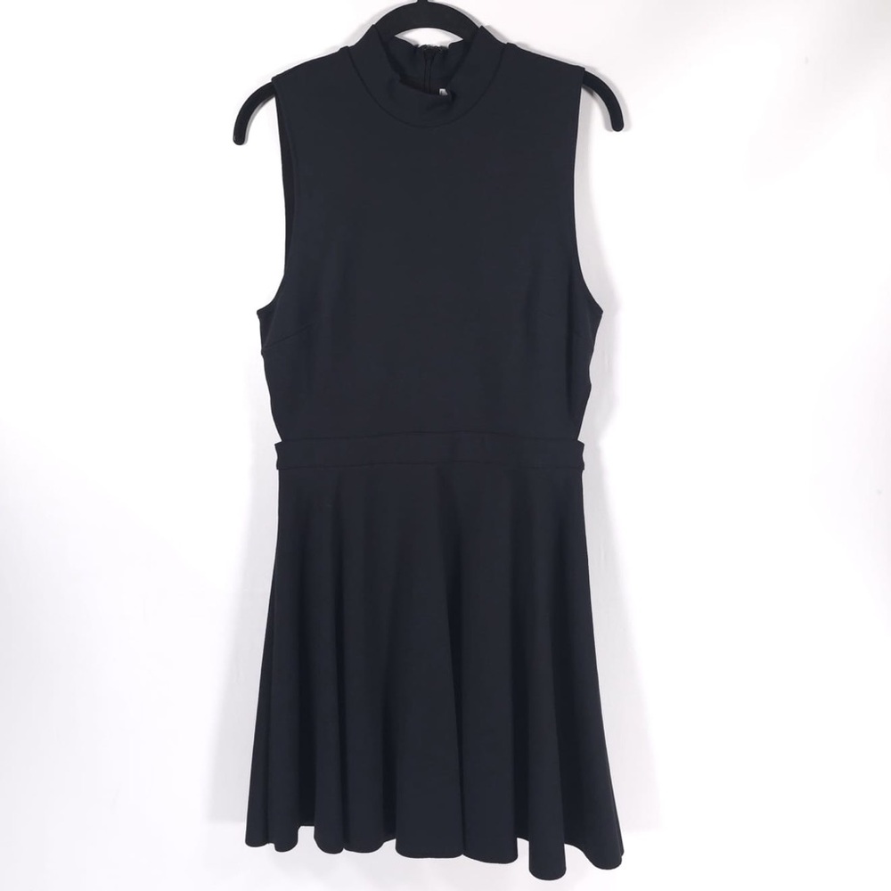 NWT AVEC LES FILLES Anthropologie Mini Dress Cutouts Fit Flare Size MEDIUM - Picture 10 of 14
